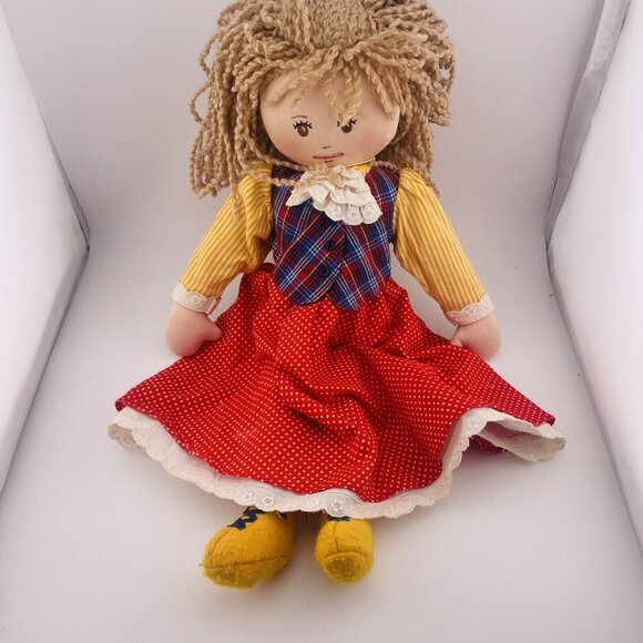 Merry Andrew Toys Doll By Renee Graef Cloth 1990 Vintage Colonial Country - Picture 6 of 14